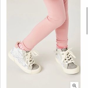 Joules coast pump mid high top trainer (snakeskin)